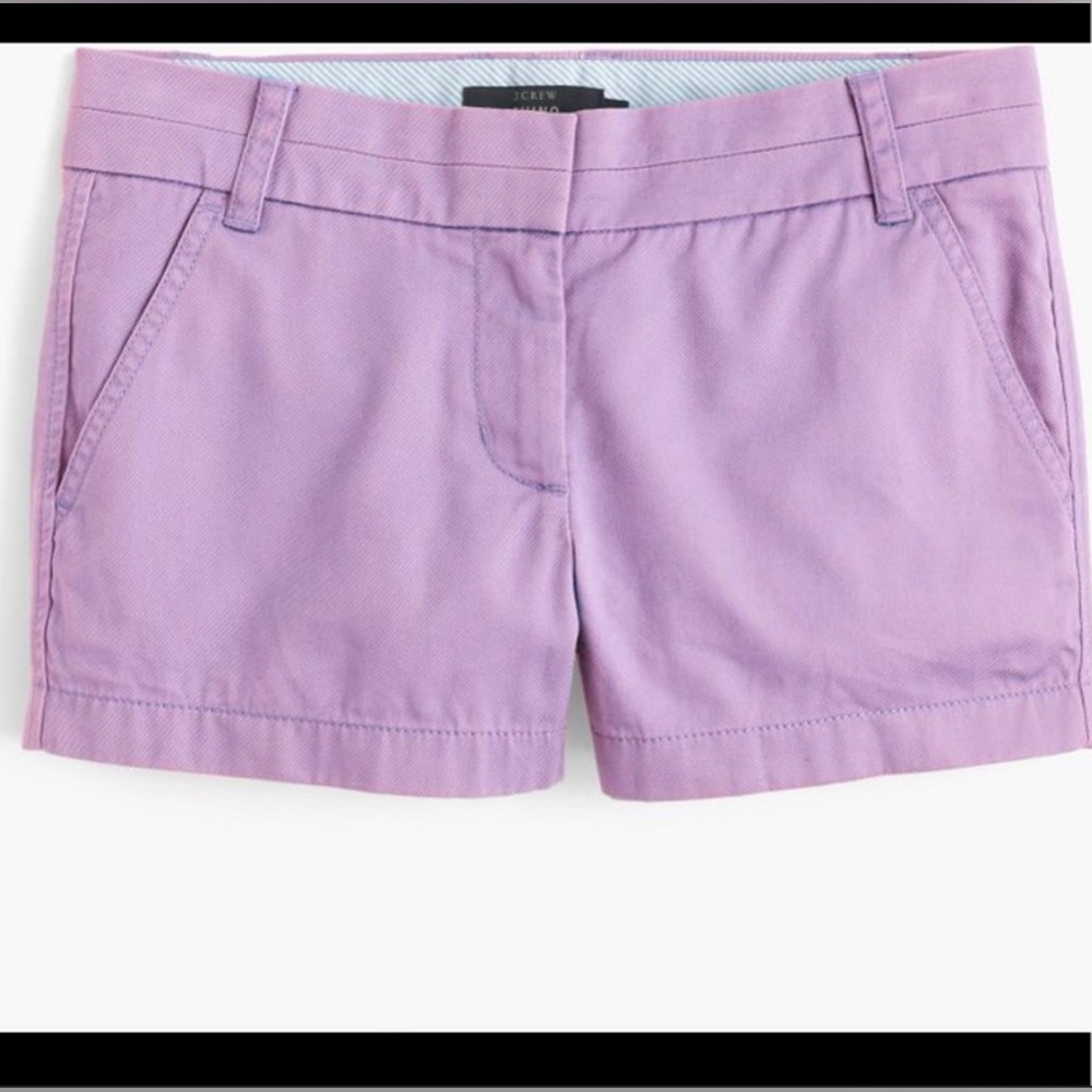 J. Crew women’s light purple chino shorts size 10